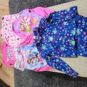 4 Pajamas Sets and 1 Nightgown